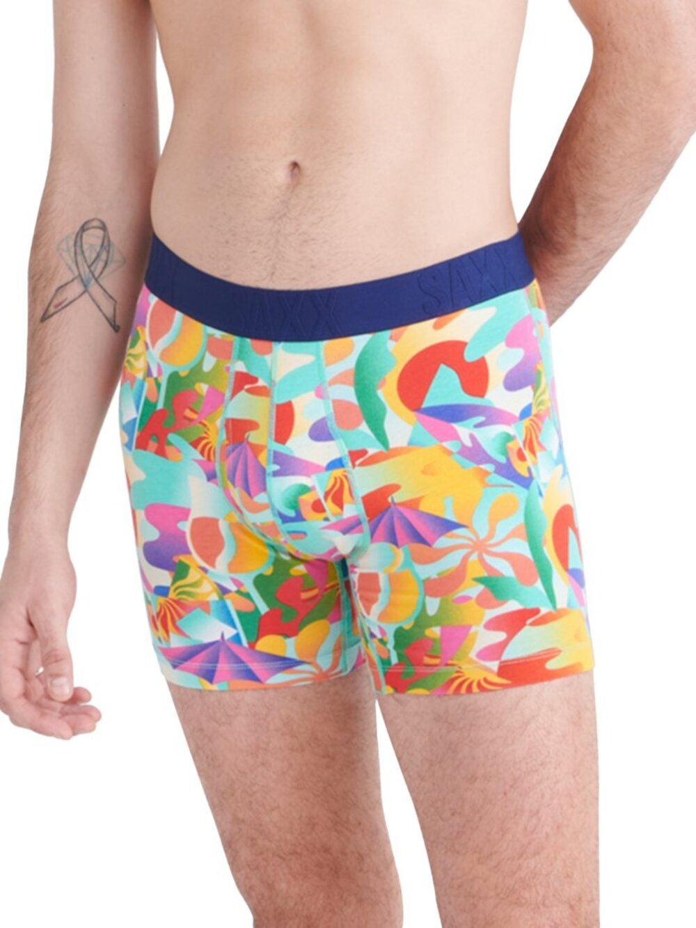 Saxx Men's Droptemp Cooling Cotton Boxer Brief